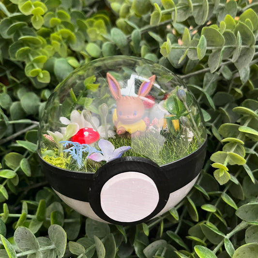 Eevee Pokeball Terrarium