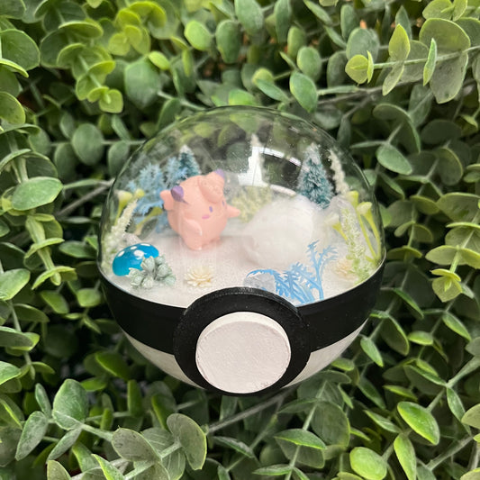 Clefairy Pokeball Terrarium