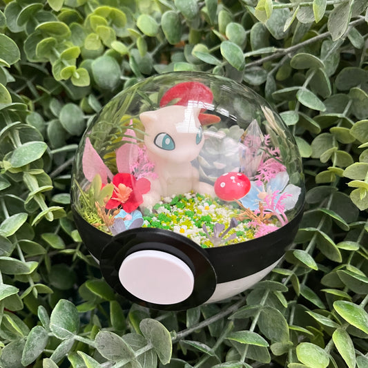 Mew Pokeball Terrarium