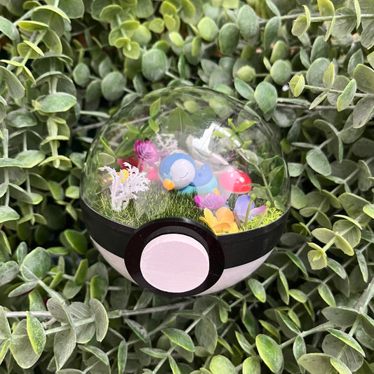 Piplup Pokeball Terrarium