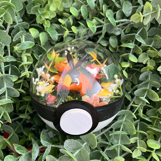 Tepig Pokeball Terrarium