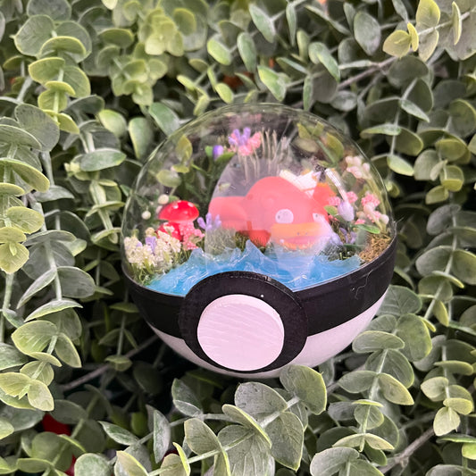 Slowpoke Pokeball Terrarium