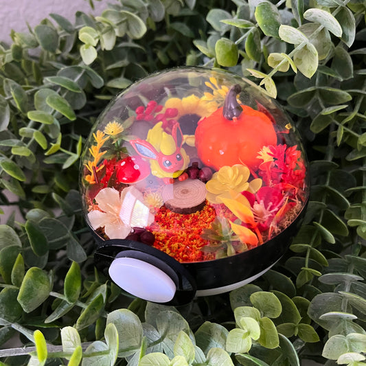 Flareon Pokeball Terrarium