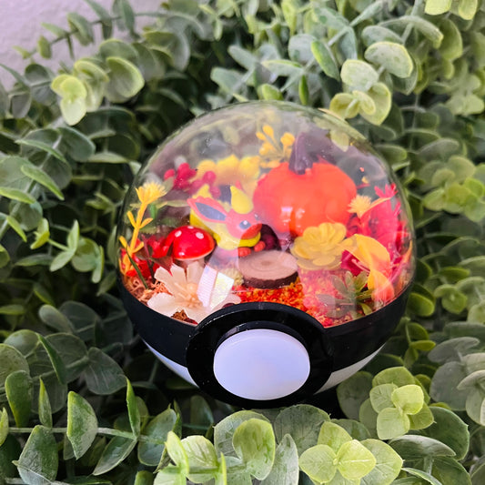 Flareon Pokeball Terrarium