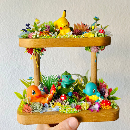 Kanto Starters Terrarium