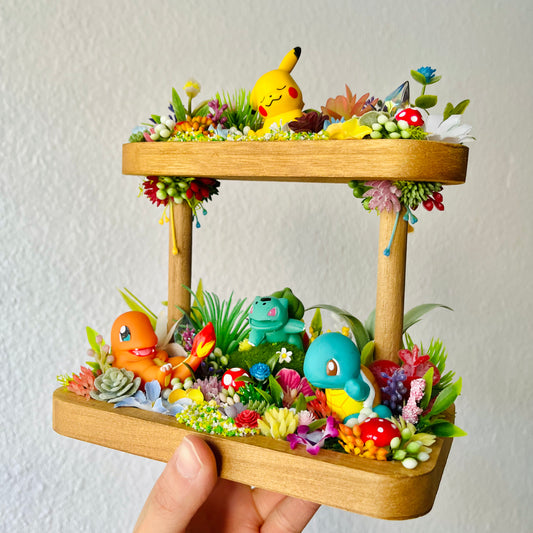 Kanto Starters Terrarium