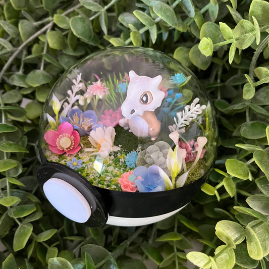 Cubone Pokeball Terrarium