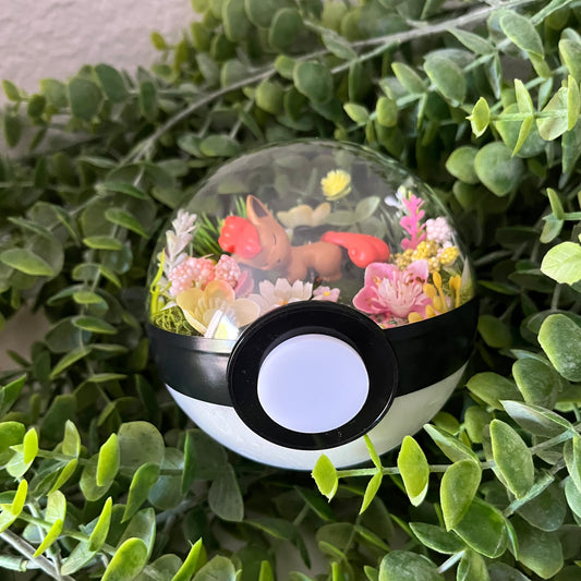 Vulpix Pokeball Terrarium