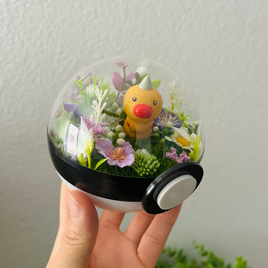 Weedle Pokeball Terrarium
