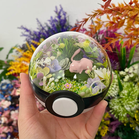 Mew Pokeball Terrarium