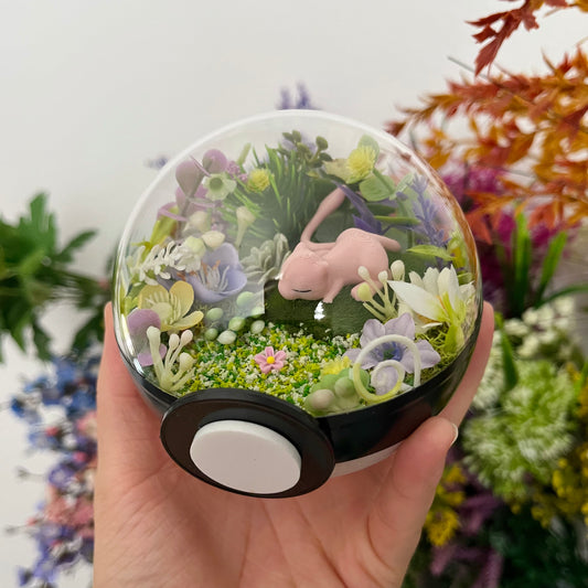 Mew Pokeball Terrarium