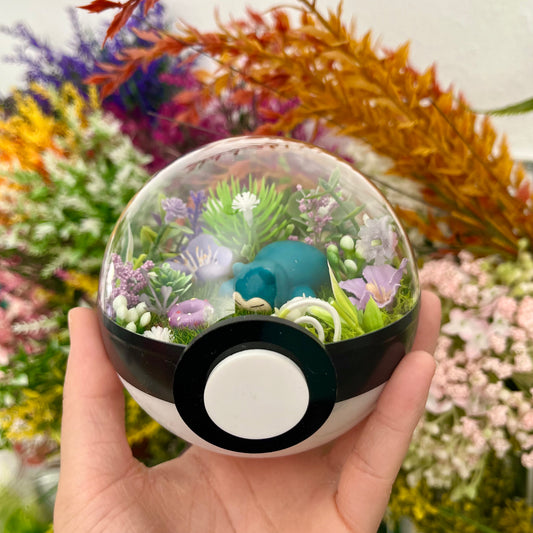 Snorlax Pokeball Terrarium