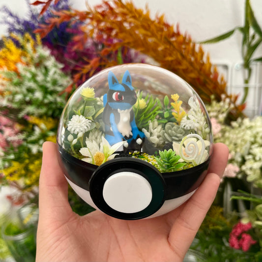 Lucario Pokeball Terrarium