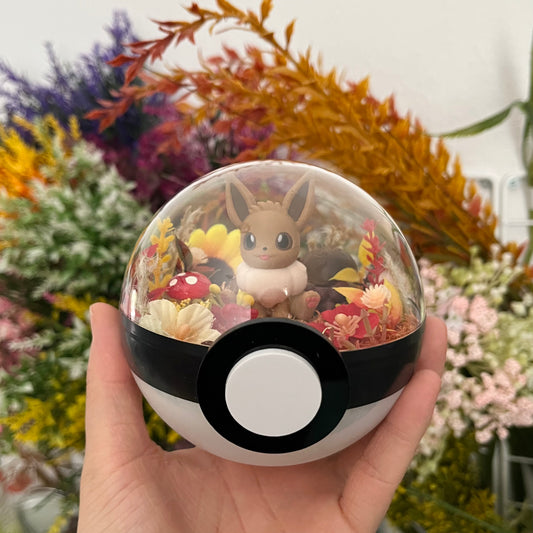 Eevee Pokeball Terrarium
