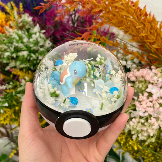 Squirtle Pokeball Terrarium