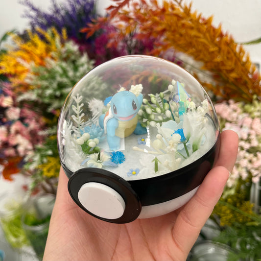 Squirtle Pokeball Terrarium