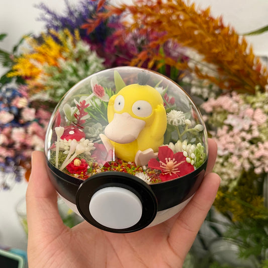 Psyduck Pokeball Terrarium