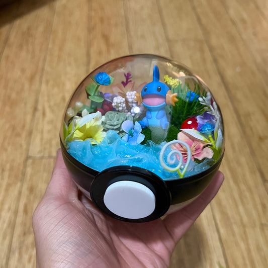 Mudkip Pokeball Terrarium