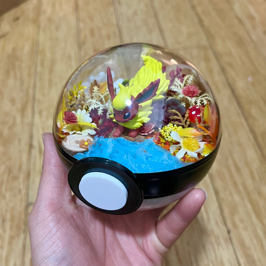 Flareon Pokeball Terrarium